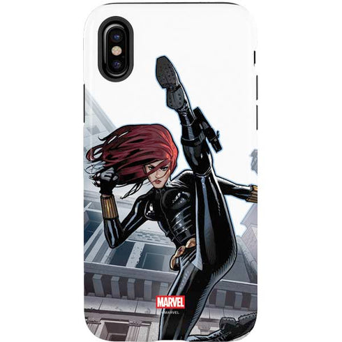 Marvel Black Widow High Kick iPhone XS Pro Case