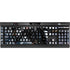 Marvel Black Widow High Kick K95 RGB PLATINUM Mechanical Gaming Keyboard Skin