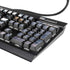 Marvel Black Widow High Kick K95 RGB PLATINUM Mechanical Gaming Keyboard Skin