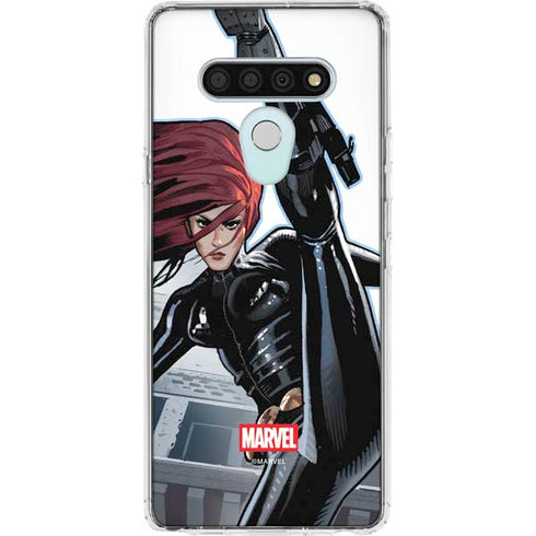 Marvel Black Widow High Kick LG Stylo 6 Clear Case