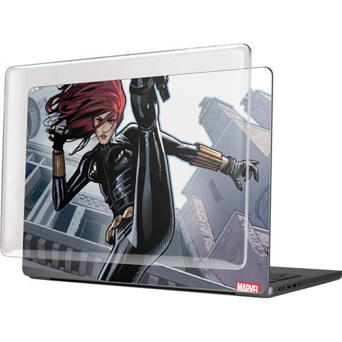 Marvel Black Widow High Kick MacBook Pro 14in (2021-24) Case plus Skin