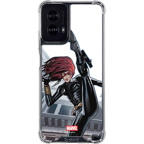 Marvel Black Widow High Kick Moto G Power 5G (2024) Clear Case