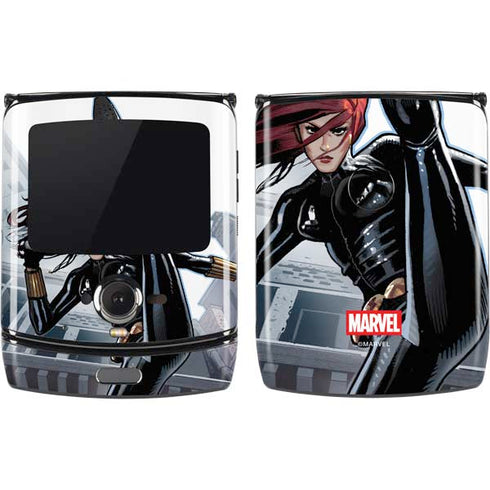 Marvel Black Widow High Kick Motorola RAZR Skin