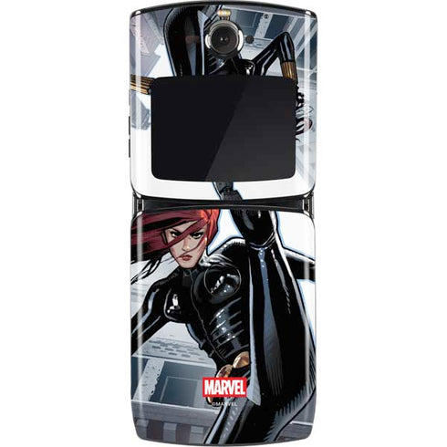 Marvel Black Widow High Kick Motorola RAZR Skin