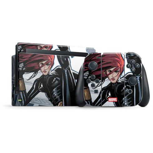 Marvel Black Widow High Kick Nintendo Switch Bundle Skin