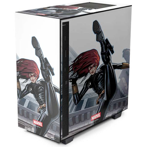Marvel Black Widow High Kick NZXT H510 Compact ATX Mid-Tower Case Skin