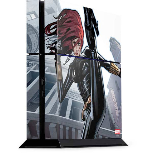 Marvel Black Widow High Kick PS4 Console Skin