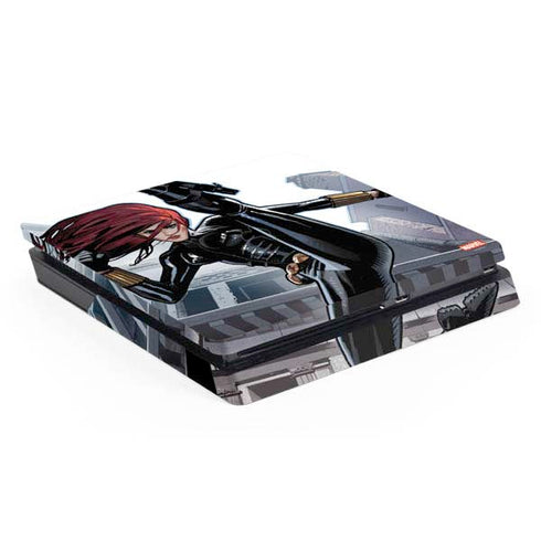 Marvel Black Widow High Kick PS4 Slim Skin