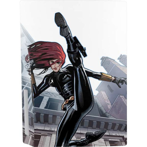 Marvel Black Widow High Kick PS5 Console Skin