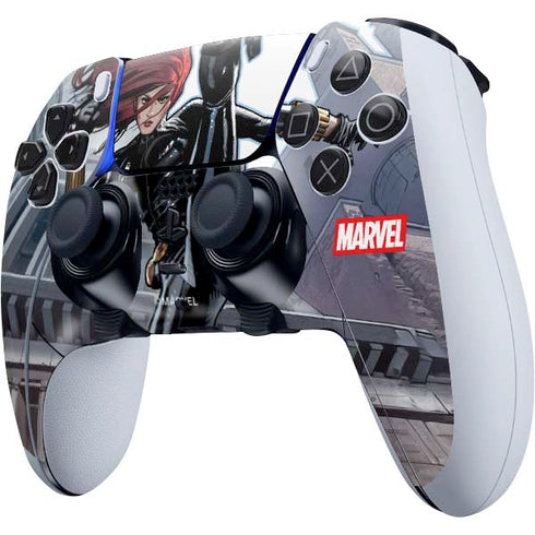 Marvel Black Widow High Kick PS5 DualSense Edge Pro Controller Skin