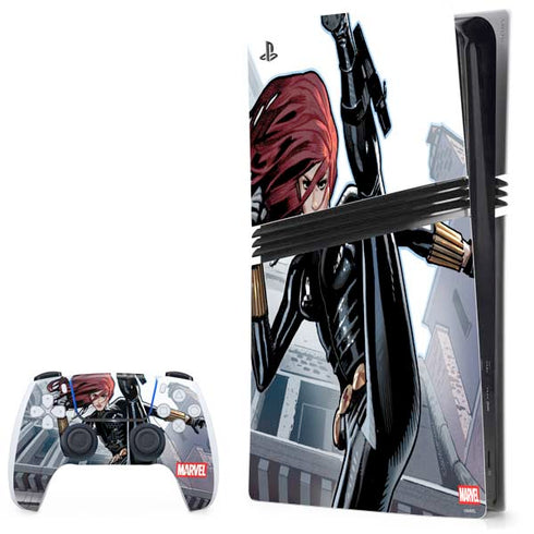 Marvel Black Widow High Kick PS5 Pro Bundle Skin
