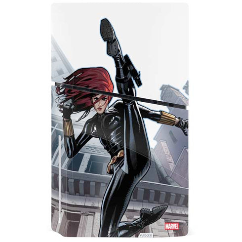 Marvel Black Widow High Kick PS5 Slim Disk Console Skin
