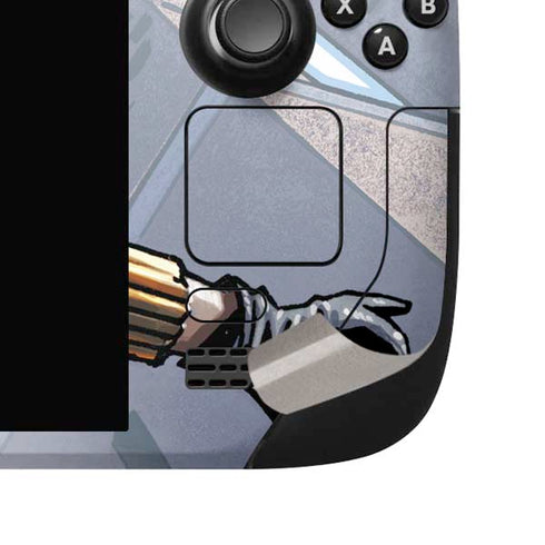 Marvel Black Widow High Kick Steam Deck Handheld Gaming Computer OLED Skin