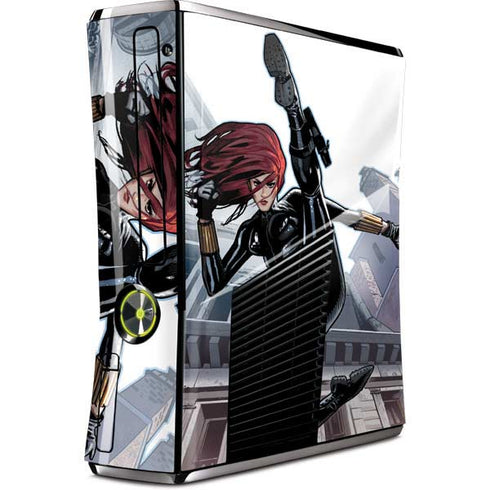 Marvel Black Widow High Kick Xbox 360 Slim (2010) Skin
