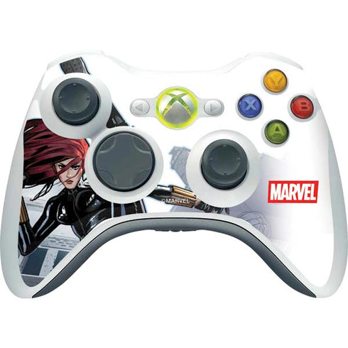 Marvel Black Widow High Kick Xbox 360 Wireless Controller Skin