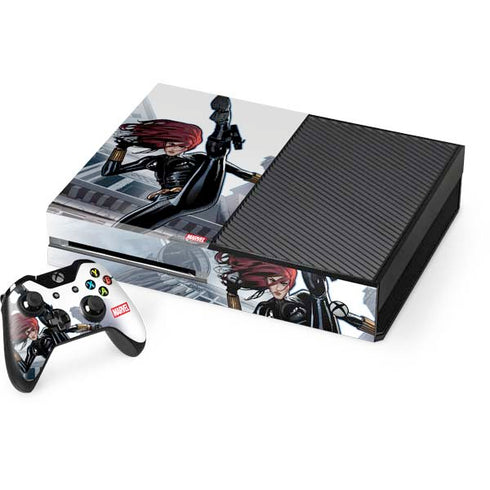 Marvel Black Widow High Kick Xbox One Console and Controller Bundle Skin