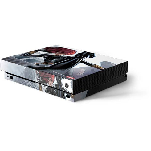 Marvel Black Widow High Kick Xbox One X Console Skin