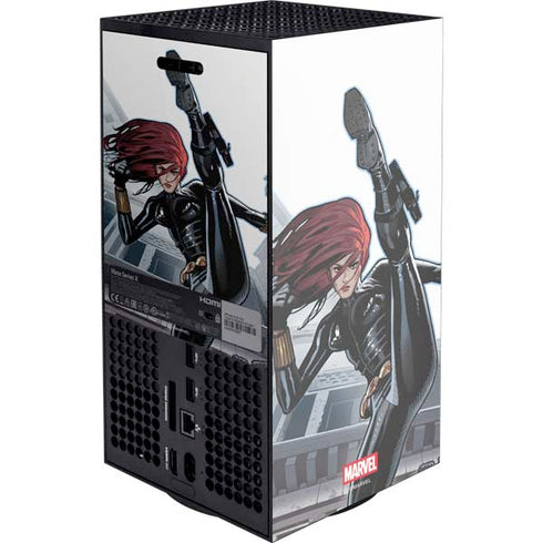 Marvel Black Widow High Kick XBox Series X Digital Edition Console Skin