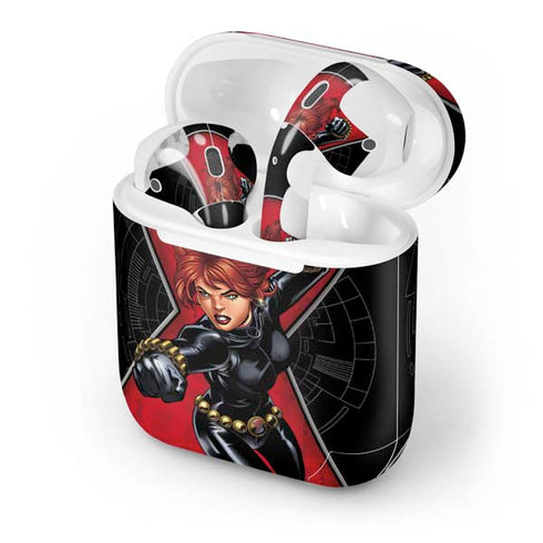 Marvel Black Widow Natasha Romanova Apple AirPods Skin