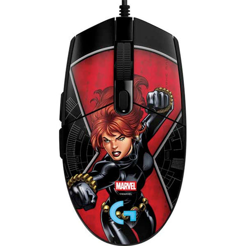 Marvel Black Widow Natasha Romanova G203 Prodigy RGB Wired Gaming Mouse Skin