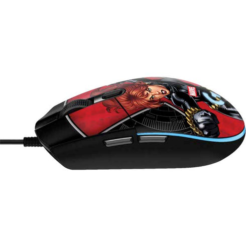 Marvel Black Widow Natasha Romanova G203 Prodigy RGB Wired Gaming Mouse Skin