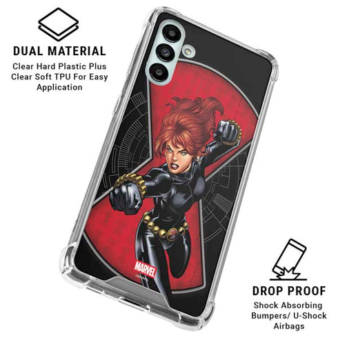Marvel Black Widow Natasha Romanova Galaxy A13 5G Clear Case