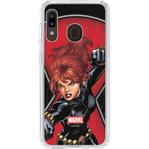 Marvel Black Widow Natasha Romanova Galaxy A20 Clear Case