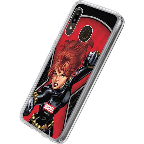 Marvel Black Widow Natasha Romanova Galaxy A20 Clear Case