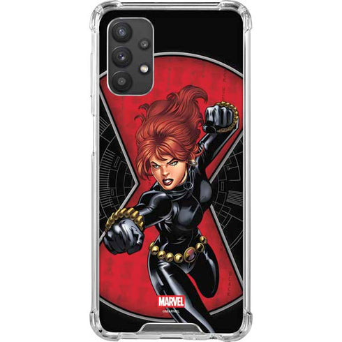 Marvel Black Widow Natasha Romanova Galaxy A32 5G Clear Case