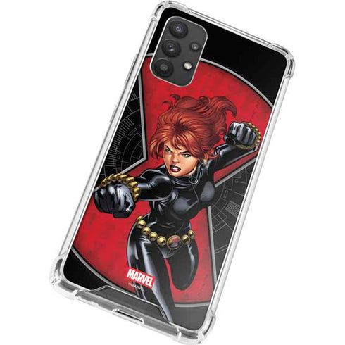 Marvel Black Widow Natasha Romanova Galaxy A32 5G Clear Case