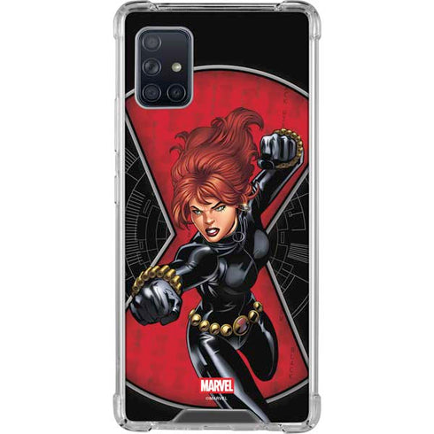 Marvel Black Widow Natasha Romanova Galaxy A51 5G Clear Case