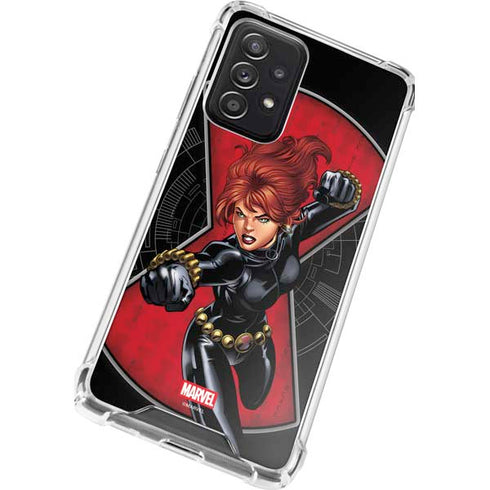 Marvel Black Widow Natasha Romanova Galaxy A52 5G Clear Case