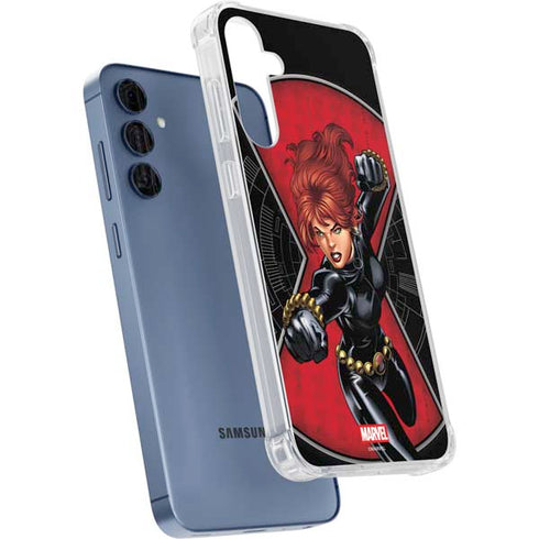 Marvel Black Widow Natasha Romanova Galaxy A55 5G Clear Case