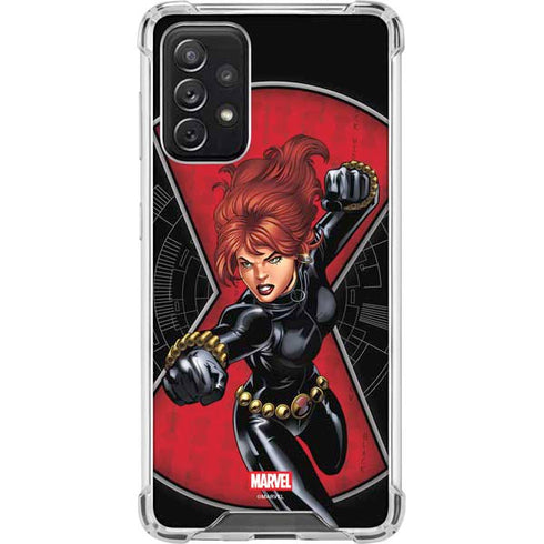 Marvel Black Widow Natasha Romanova Galaxy A72 5G Clear Case