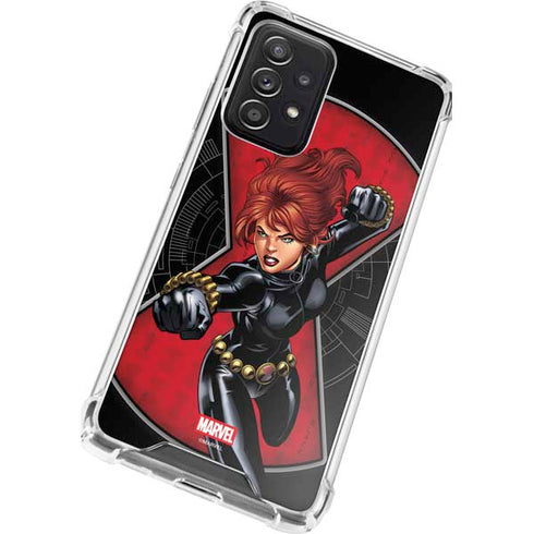 Marvel Black Widow Natasha Romanova Galaxy A72 5G Clear Case