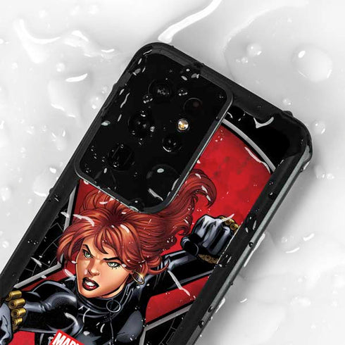 Marvel Black Widow Natasha Romanova Galaxy S24 Ultra Waterproof Case