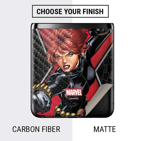 Marvel Black Widow Natasha Romanova Galaxy Z Flip Skin