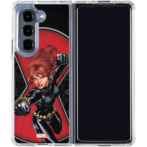 Marvel Black Widow Natasha Romanova Galaxy Z Fold5 5G Clear Case