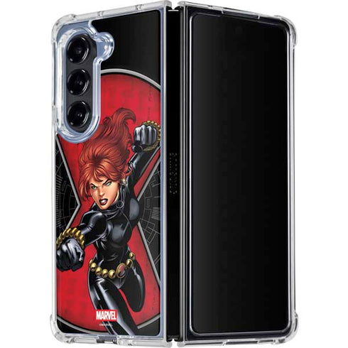 Marvel Black Widow Natasha Romanova Galaxy Z Fold5 5G Clear Case