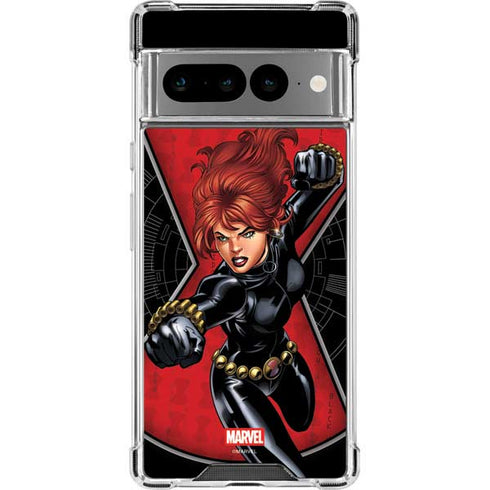 Marvel Black Widow Natasha Romanova Google Pixel 7 Pro Clear Case