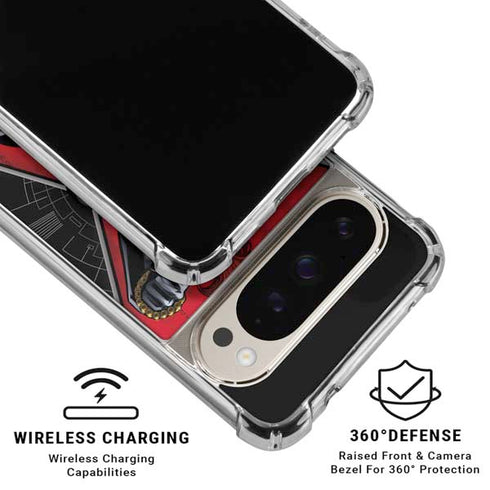 Marvel Black Widow Natasha Romanova Google Pixel 9 Pro XL Clear Case