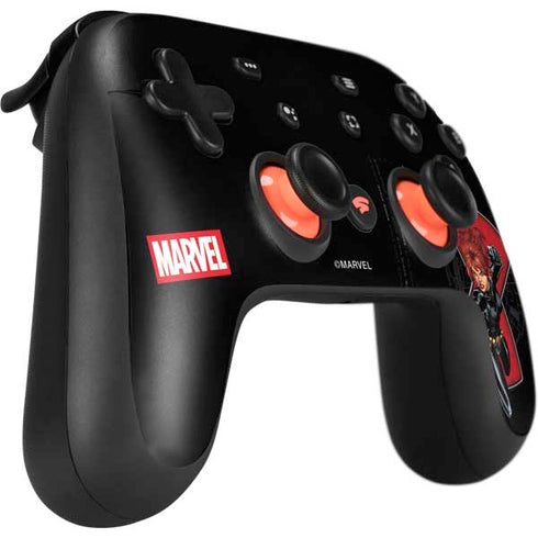 Marvel Black Widow Natasha Romanova Google Stadia Controller Skin