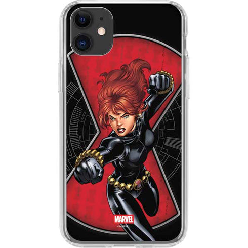 Marvel Black Widow Natasha Romanova iPhone 11 Clear Case