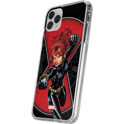 Marvel Black Widow Natasha Romanova iPhone 11 Pro Clear Case