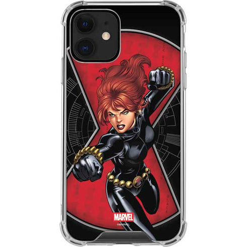 Marvel Black Widow Natasha Romanova iPhone 12 Clear Case