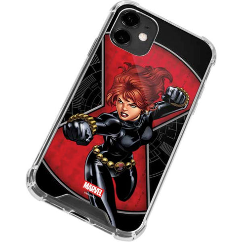 Marvel Black Widow Natasha Romanova iPhone 12 Clear Case