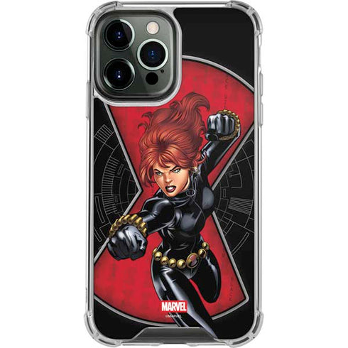 Marvel Black Widow Natasha Romanova iPhone 14 Pro Max Clear Case
