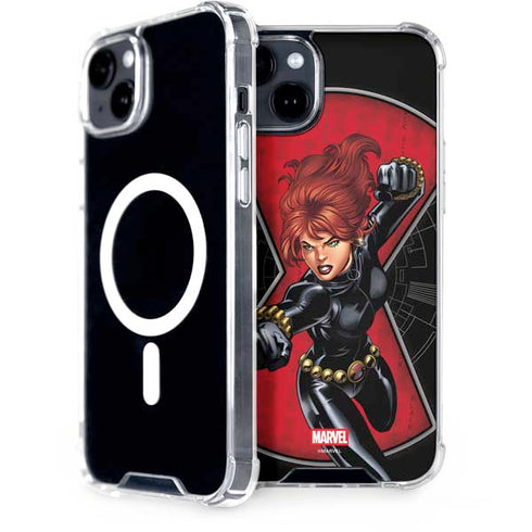 Marvel Black Widow Natasha Romanova iPhone 15 MagSafe Case