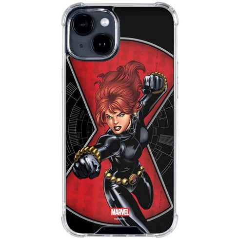 Marvel Black Widow Natasha Romanova iPhone 15 Plus Clear Case
