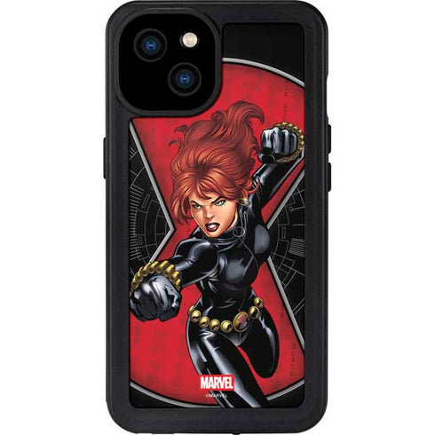 Marvel Black Widow Natasha Romanova iPhone 15 Plus Waterproof Case